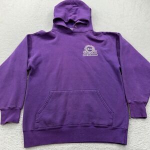 VTG Purple UAW Local 1097 Union Made Heavyweight Hoodie Sweatshirt Mens M